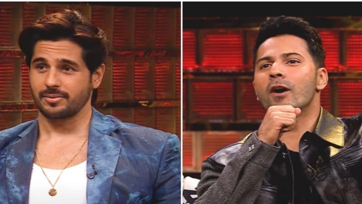 Sidharth Malhotra, Varun Dhawan Reunite On KWK 11 Years After SOTY, Say ‘Karan Johar Ghar Tode’; Watch