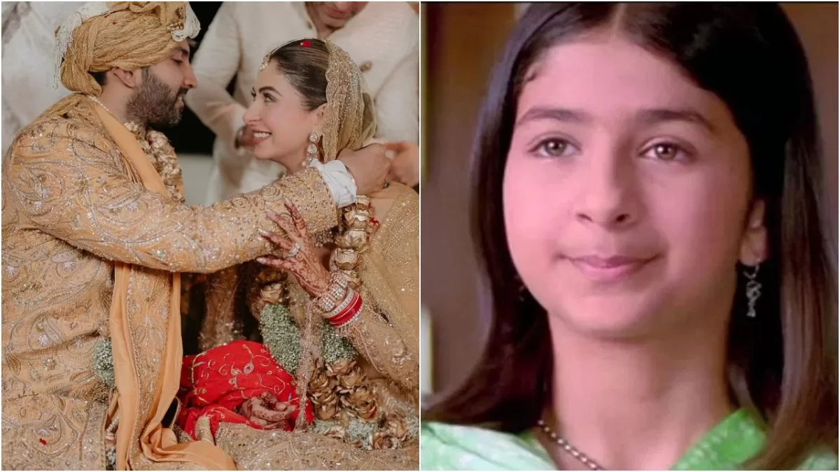 Malvika Raaj, The Young ‘Poo’ From ‘Kabhi Khushi Kabhie Gham,’ Wows In A Golden Lehenga At Her Wedding