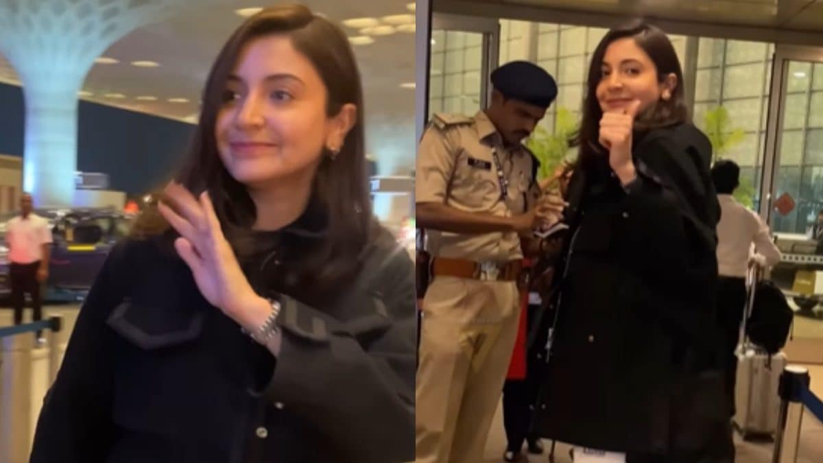 Anushka Sharma Opts For A Baggy Jacket In First Appearance After Fake Image Of Baby Bump Went Viral