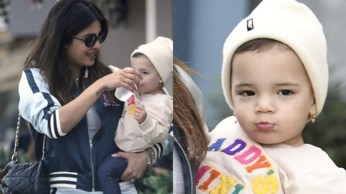 Priyanka Chopra’s Baby Girl Malti Pouts As She Steps Out With Mommy, Fans Call Her ‘Cutest’