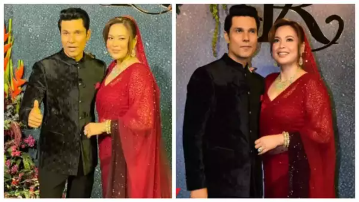 Newly Married B-Town Couple Randeep Hooda-Lin Laishram Wedding Reception Pics Dropped; Check Out