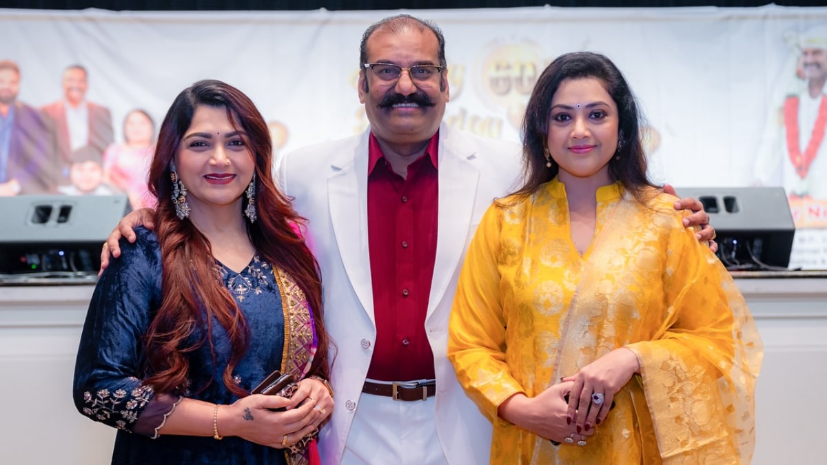 Actor Napoleon’s 60th Birthday Celebration Sees His Reunion With Meena And Khushbu