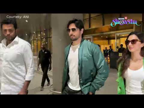 Kiara Advani-Sidharth Malhotra Return From Dubai; Get Papped At Mumbai Airport | WATCH