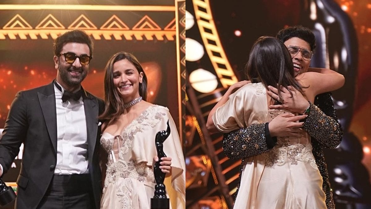 Alia Bhatt Smiles Bright As She Poses With Ranbir Kapoor; Huge Karan Johar In VIRAL Pics, See Here