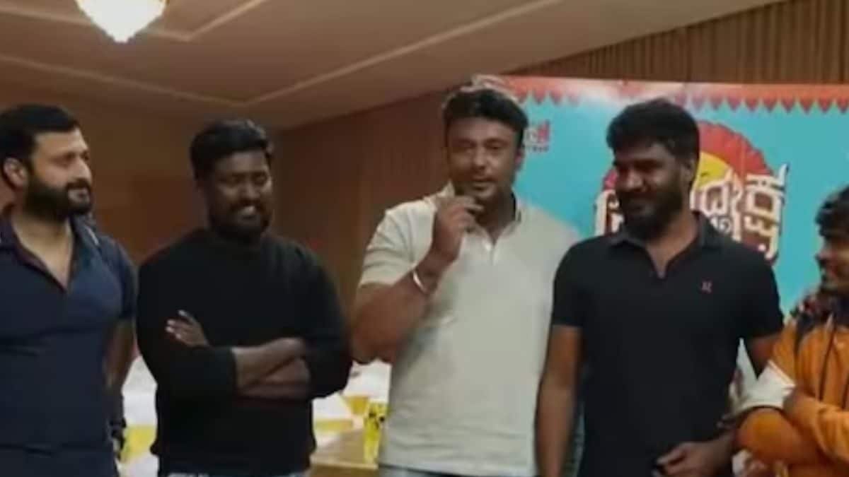 Actor Darshan Watches Chikkanna-starrer Upadhyaksha, Lauds Makers