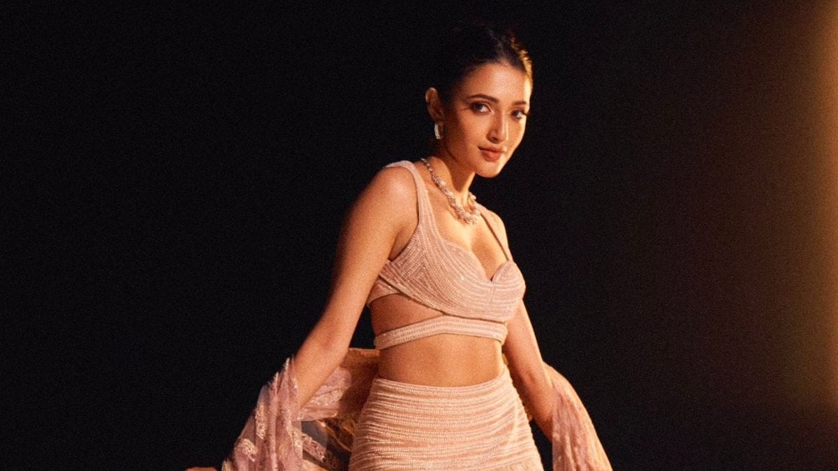 Are You The Bridesmaid? Actress Neha Shetty’s Peach Lehenga Is For You