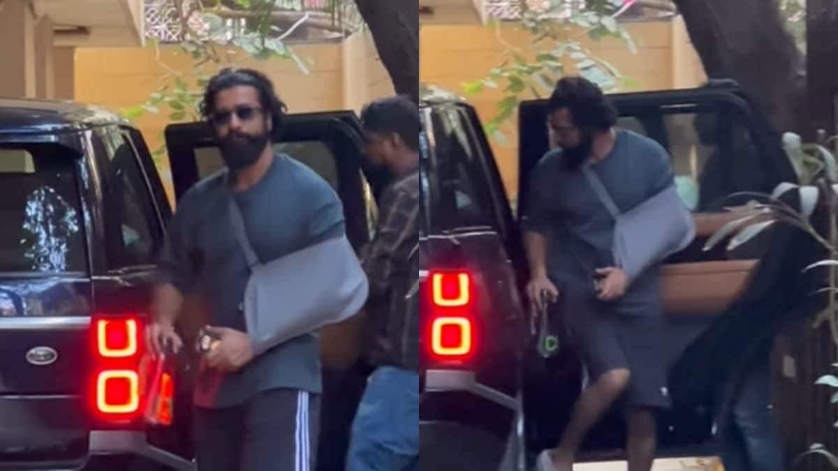 Vicky Kaushal Supports Injured Arm On A Sling As He Gets Papped, Fans Wish Him Speedy Recovery; Watch