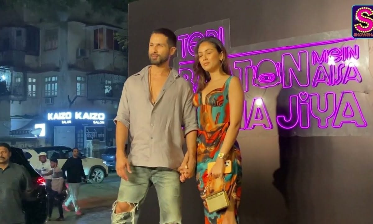 Shahid Kapoor & Mira Rajput Make Date Night Out Of 'Teri Baaton Mein Aisa Uljha Jiya' Success Party