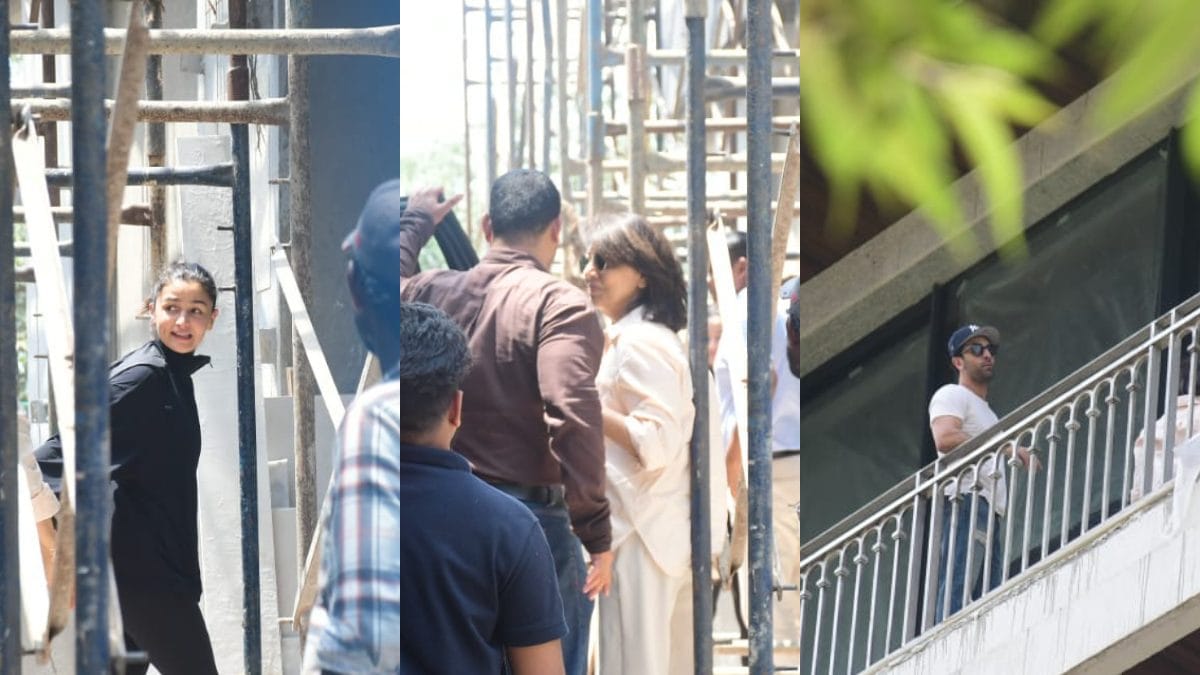 Alia Bhatt, Ranbir Kapoor Spotted Visiting Their Under-Construction House With Neetu Kapoor; Photos