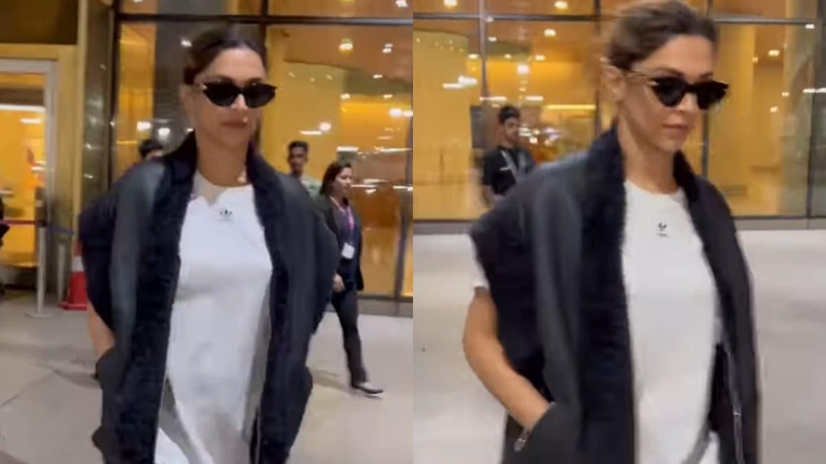 Mom-To-Be Deepika Padukone Conceals Baby Bump In Oversized Outfit As She Returns From Paris; Watch