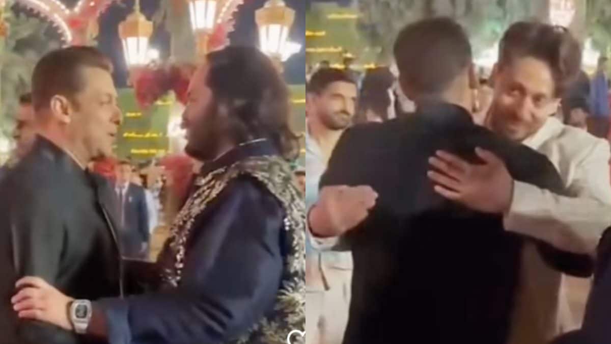 Salman Khan Shares A Joke With Anant Ambani, Hugs Tiger Shroff In Viral Video From Jamnagar; Watch