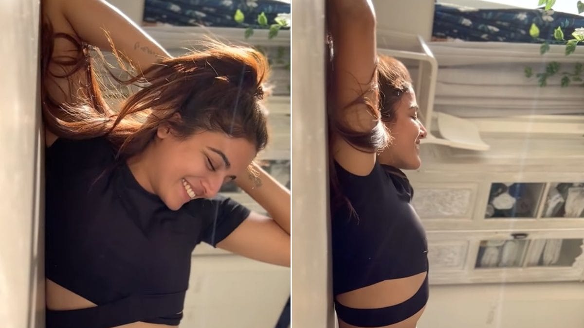 Wamiqa Gabbi Flaunts Her Curves In A Black Crop Top And Printed Pants, Video Goes Viral; Watch