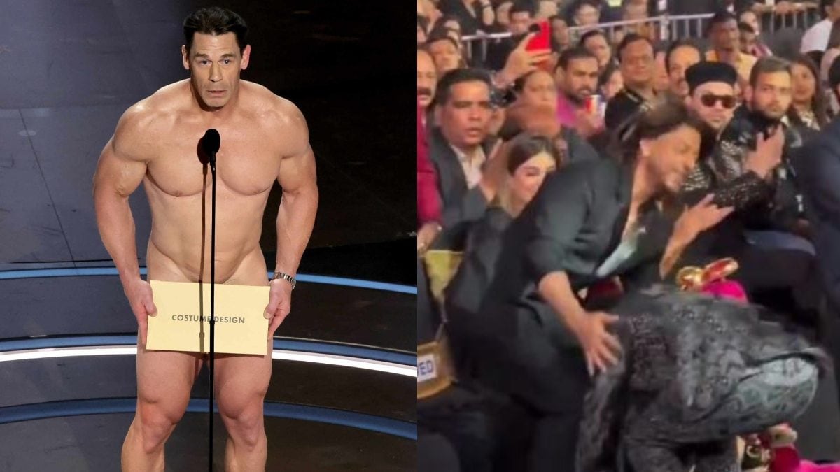 John Cena Goes Nude To Present Oscar For Best Costume; Atlee Touches SRK’s Feet At An Award Show