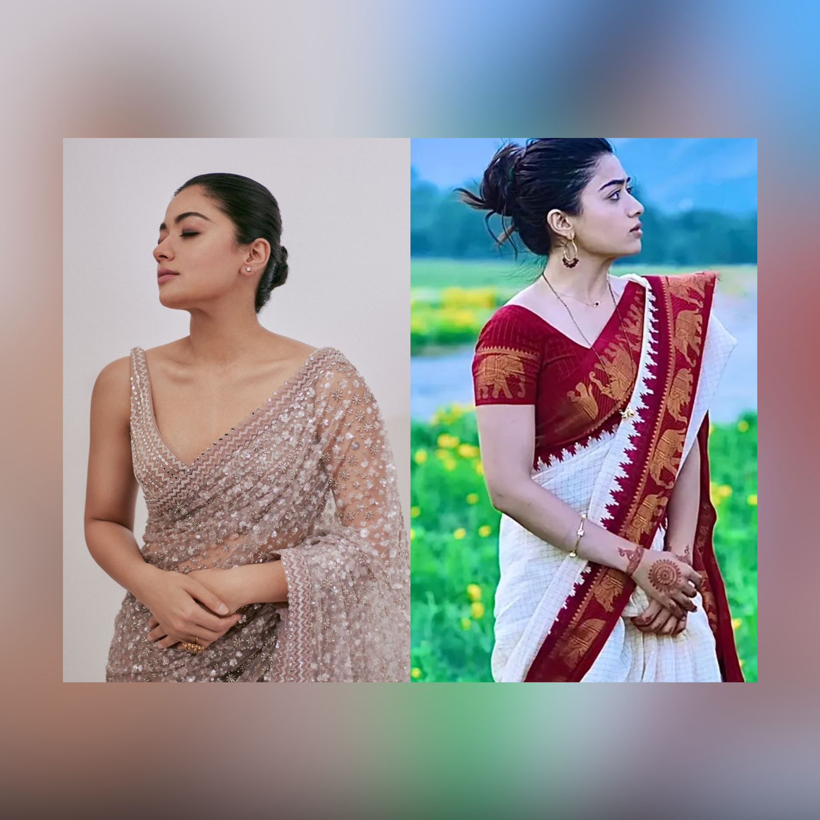 From Srivalli’s To Geetanjali’s Saree – Here’s Rashmika Mandanna Most Loved Saree Looks