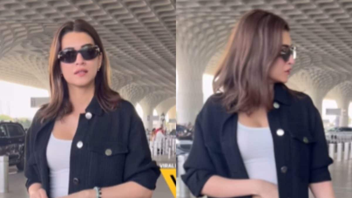 Kriti Sanon Amps Up The Style Quotient In A Co-Ord Set At The Airport; Watch Viral Video