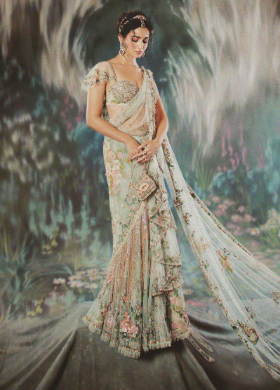 Alia Bhatt in custom Sabyasachi saree for Met Gala 2024