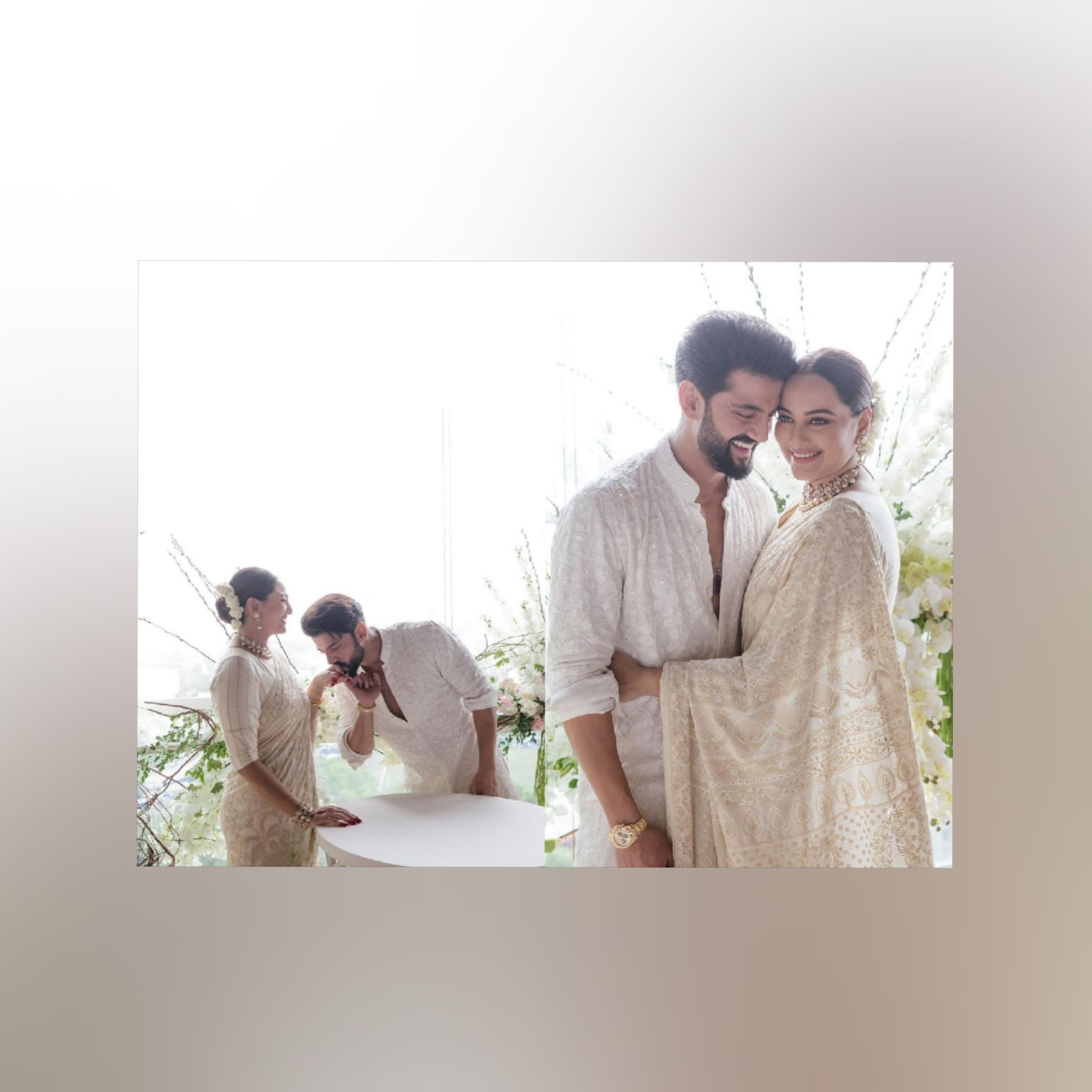 Sonakshi Sinha And Zaheer Iqbal Wedding Pics And Post