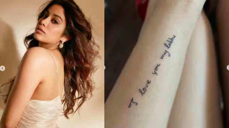 janhvi-kapoor | Instant Bollywood Janhvi Kapoor Tattoo