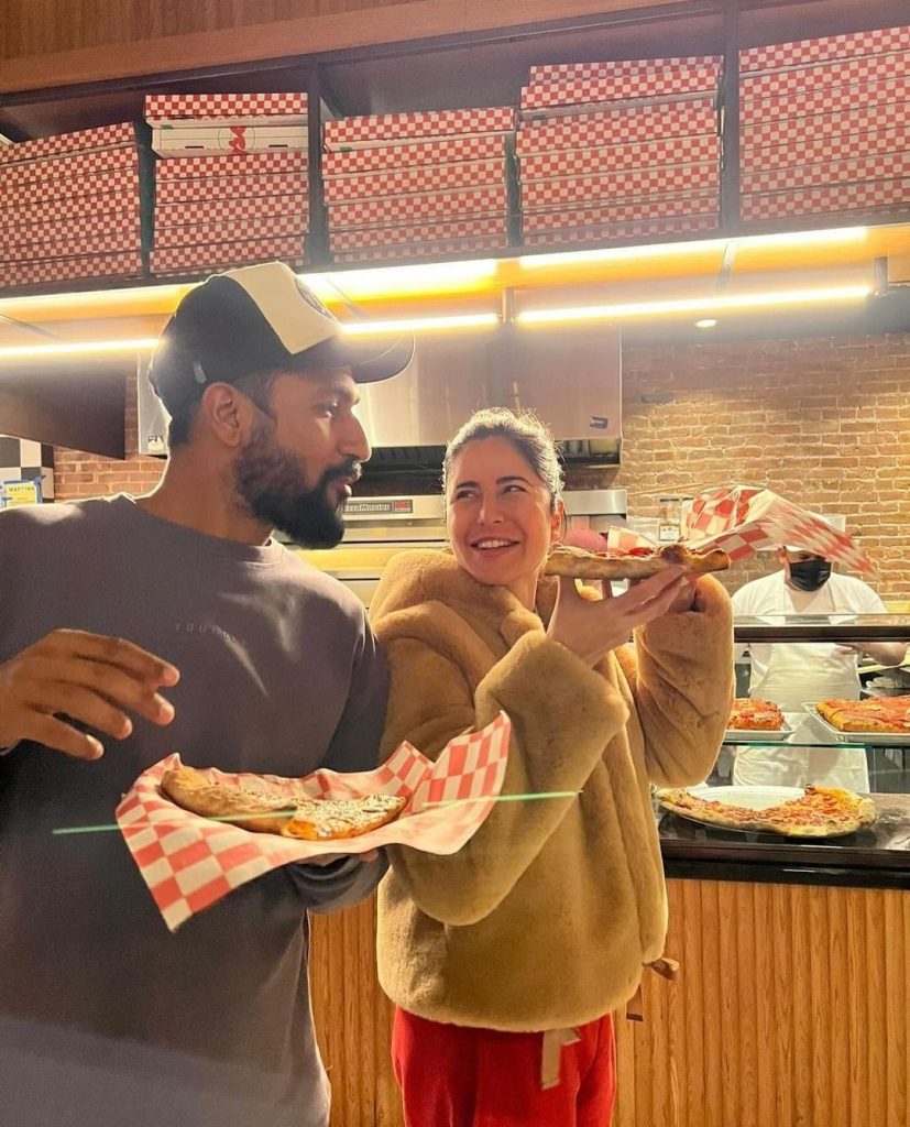 vicky-kaushal-posts-for-katrina-kaif | Instant Bollywood Vicky and Katrina being foodies