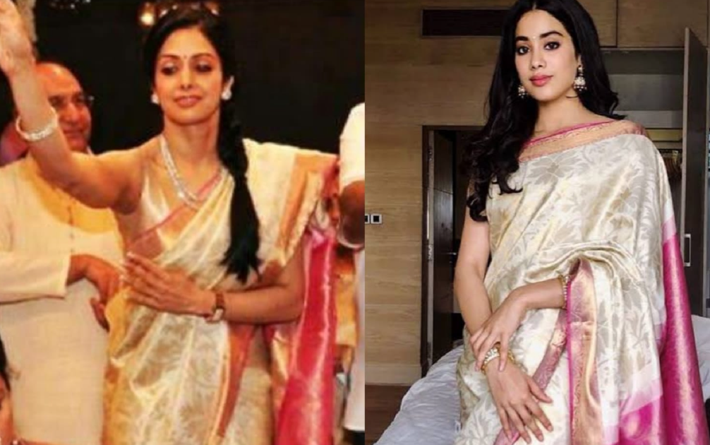 Janhvi rewore Sridevi's saree | Instant Bollywood Janhvi rewore Sridevi's saree
