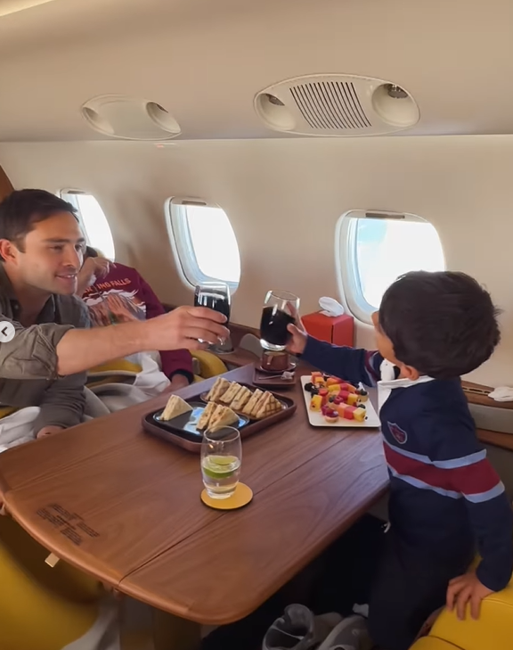 Ed Westwick bonds with Amy's son | Instant Bollywood Ed Westwick bonds with Amy's son