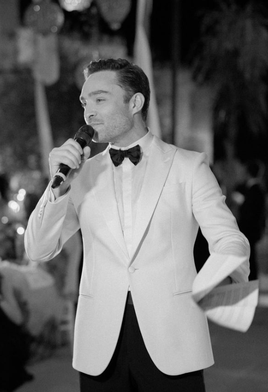 Ed Westwick reception look | Instant Bollywood Ed Westwick reception look