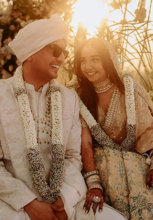 Prajakta Koli And Vrishank Khanal wore Anita Dongre outfits | Instant Bollywood Prajakta Koli and Vrishank Khanal wore Anita Dongre outfits