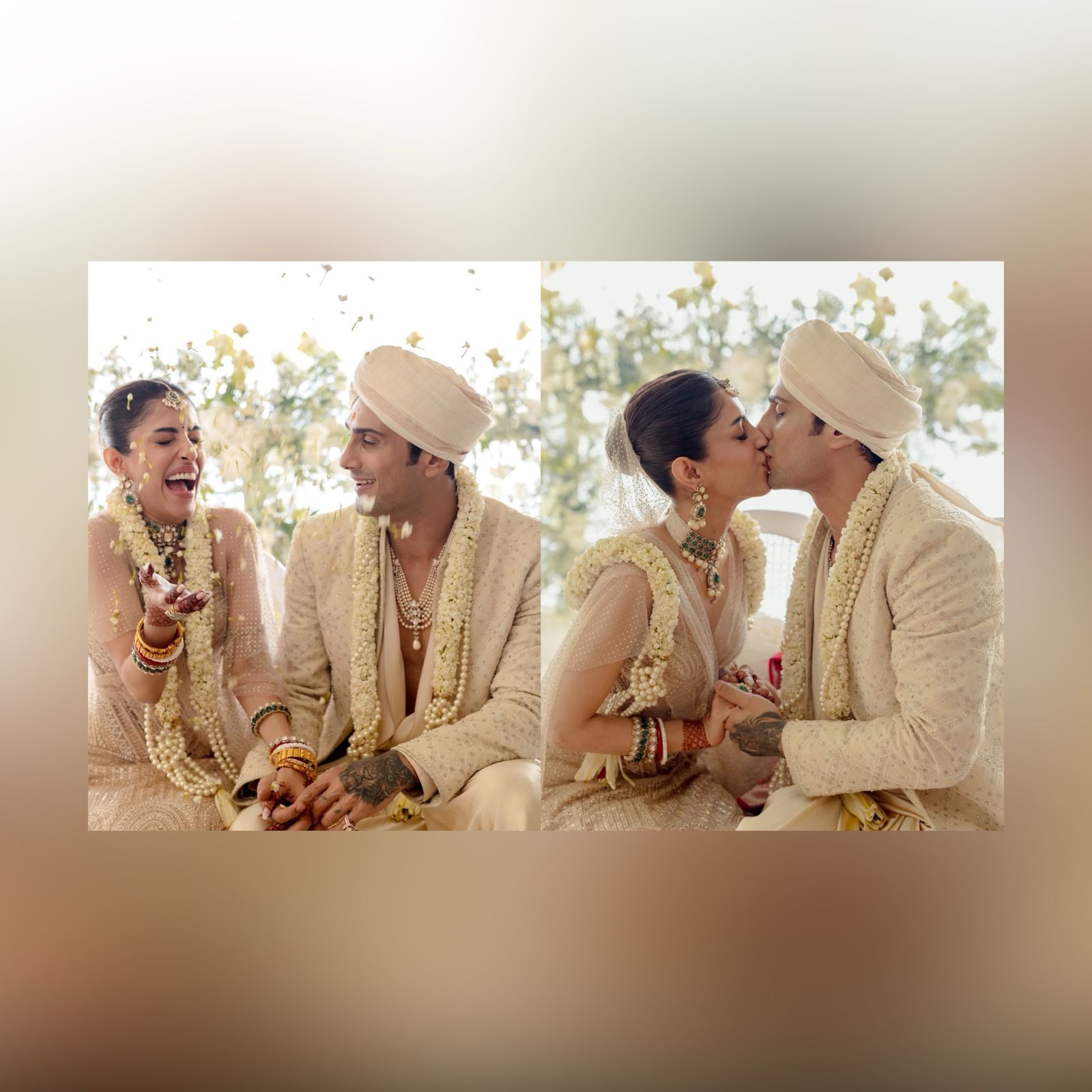 Prateik Babbar And Priya Banerjee Wedding Pics Out