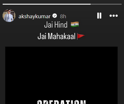 Bollywood Celebs On Operation Sindoor; Akshay Kumar Reacts! - Instant Bollywood Bollywood Celebs React To Operation Sindoor; Akshay Kumar Reacts!