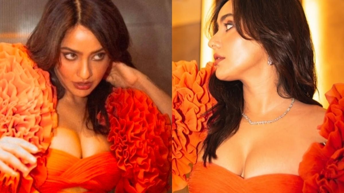 Neha Sharma serves unapologetically bold looks in an orange outfit –