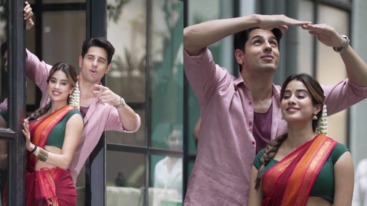 Param Sundari Stars Sidharth Malhotra, Janhvi Kapoor Begin Promotions Embracing On-Screen Avatars