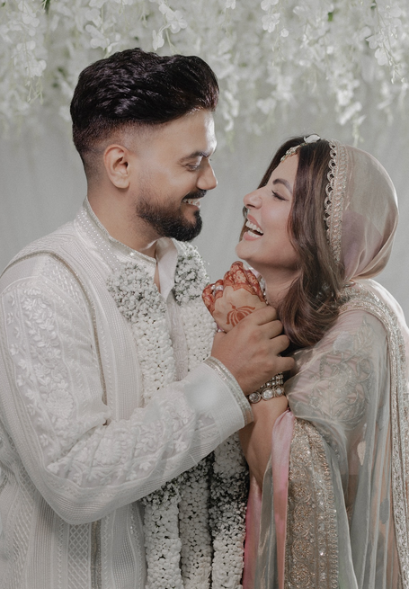 Newly-weds Hina Khan and Rocky Jaiswal - Instant Bollywood Newly-weds Hina Khan and Rocky Jaiswal