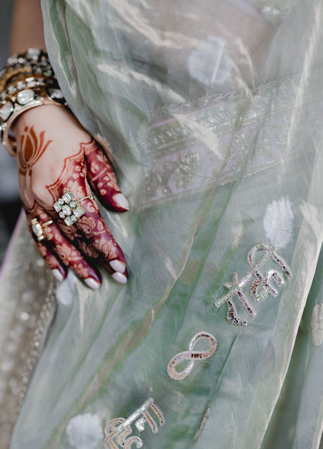 Hina Khan wedding saree - Instant Bollywood Hina Khan wedding saree