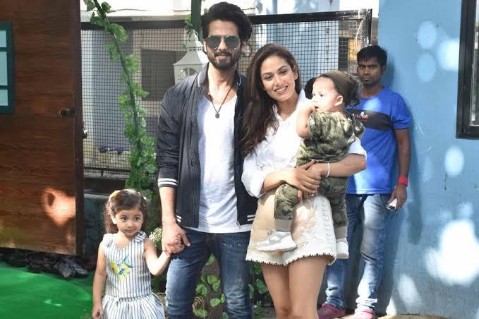 shahid kapoor with kids - Instant Bollywood Shahid Kapoor with family