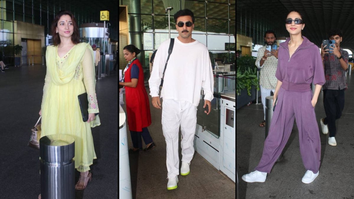 It’s Raining Celebs At Mumbai Airport! Ranbir Kapoor, Tamannaah Bhatia, Vaani Kapoor Seen