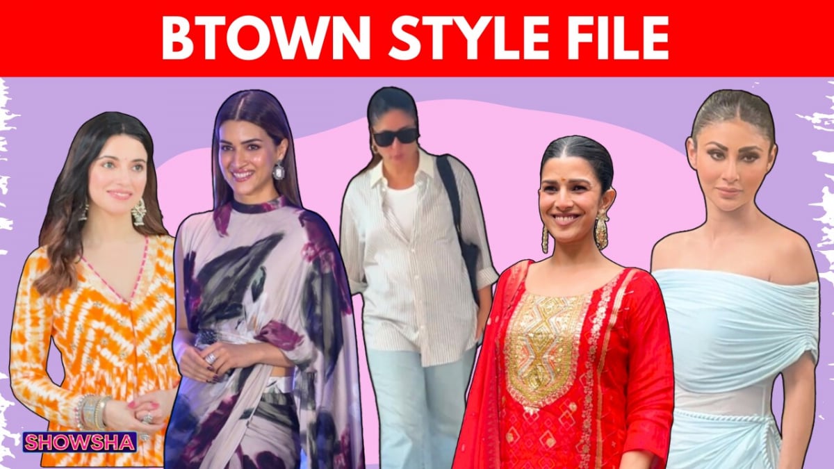 Kareena Kapoor Khan, Kriti Sanon, Nimrat Kaur, Mouni Roy & Divya Khossla Step Out In Stylish Looks