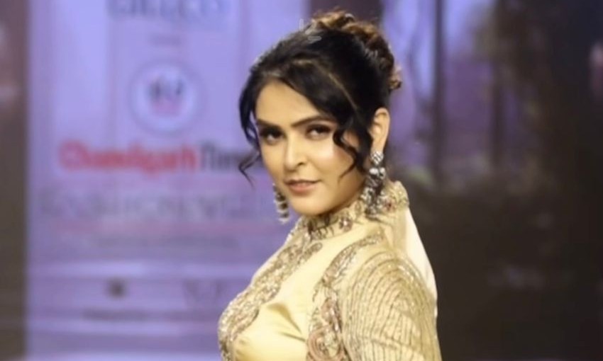 “Madhurima Tuli is runway ready: A showstopper moment at Chandigarh Times Fashion Week 2025