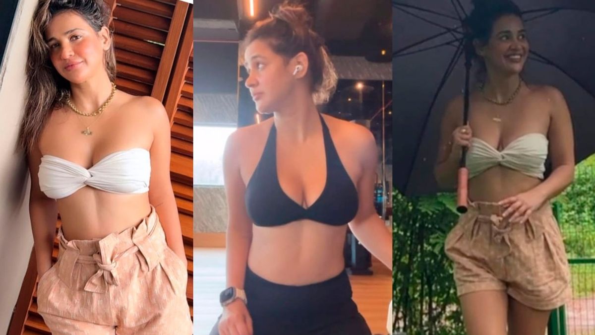 Aisha Sharma stuns in chic crop tops and bikinis in August Dump –