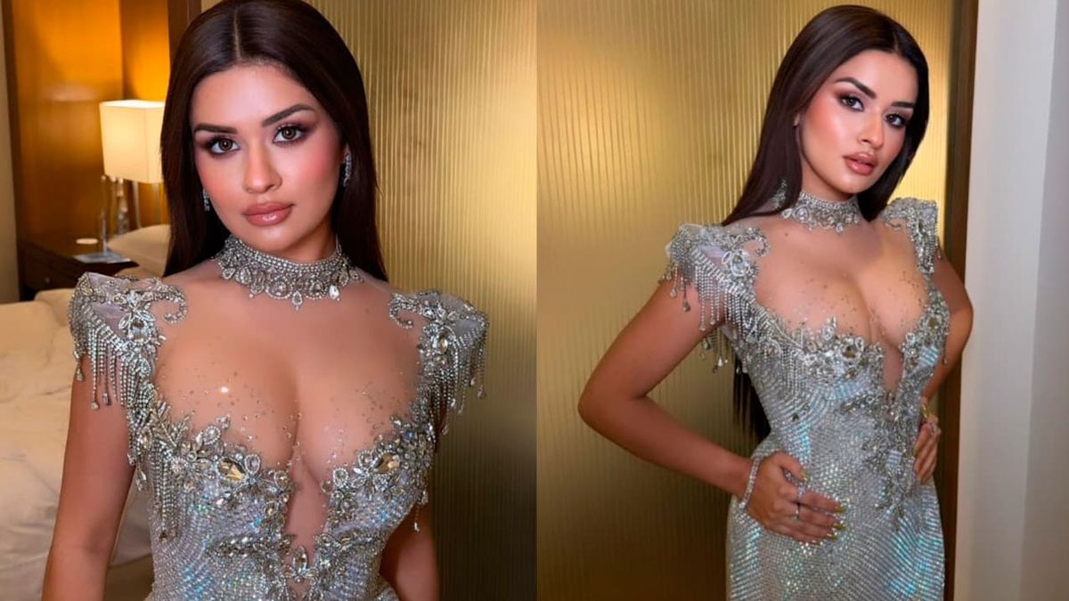 Avneet Kaur Slaying In A Dazzling Crystal-embellished Gown –