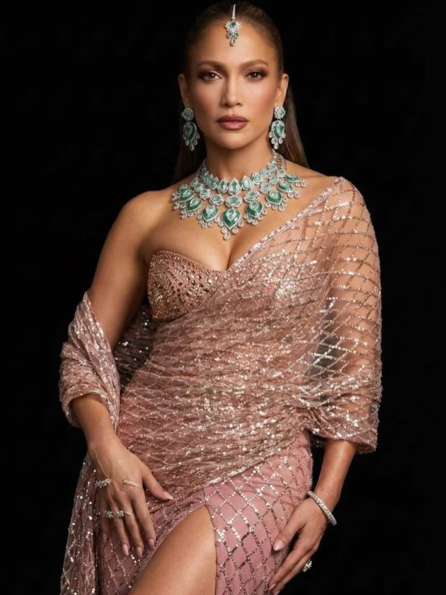 Decoding Jennifer Lopez’s Manish Malhotra Saree Look