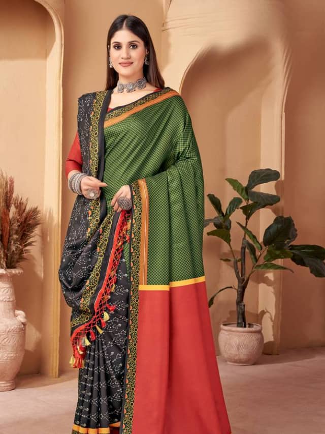 How To Style Your Saree With A Shawl This Winter