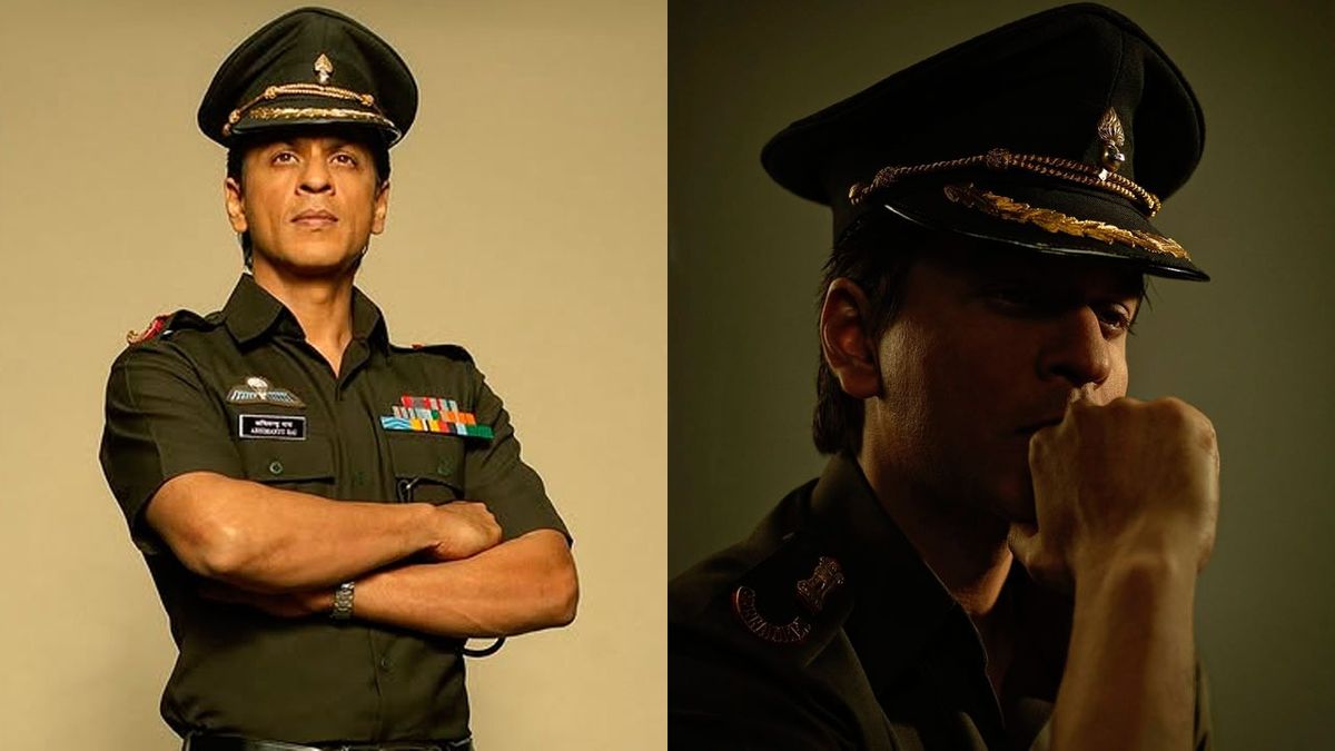 Shah Rukh Khan's rare photoshoot in Fauji uniform –