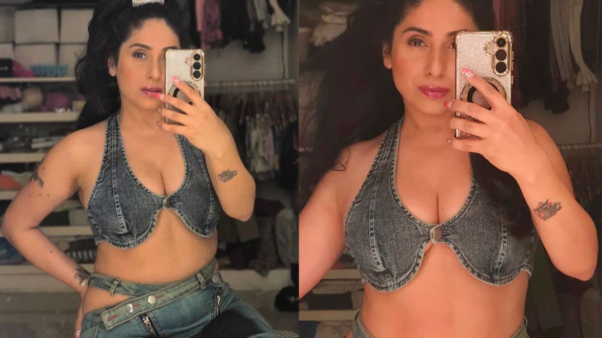 Neha Bhasin captivates hotness with bold denim top selfies from her closet –