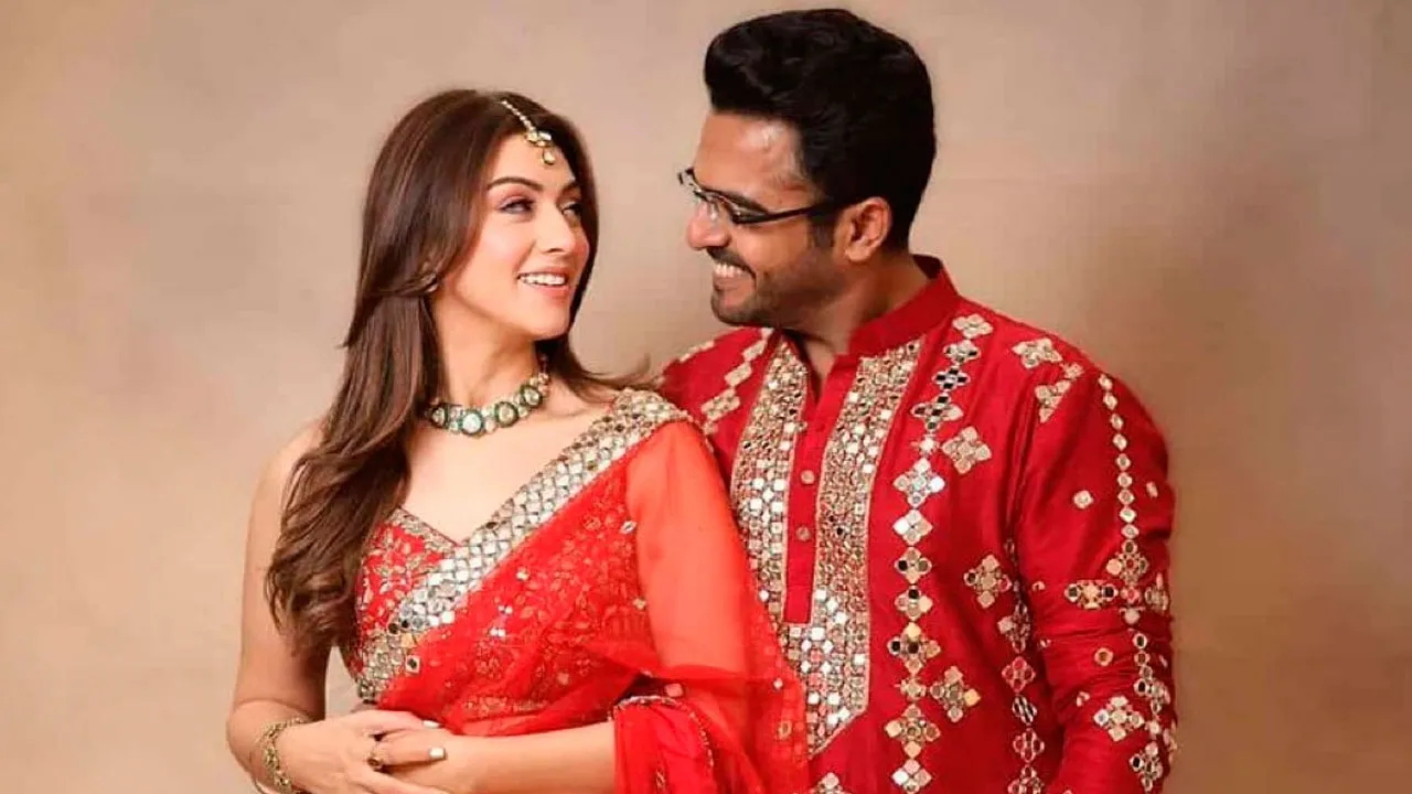 Hansika Motwani With Husband