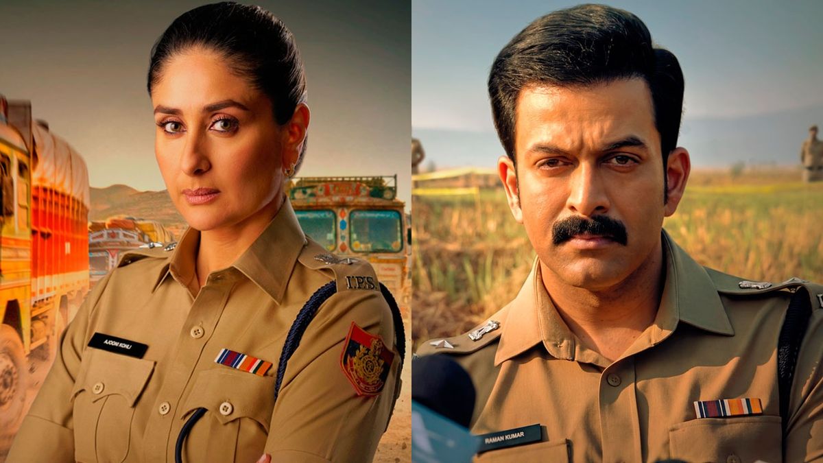Kareena Kapoor Khan and Prithviraj Sukumaran unveil their intense cop avatars in Daayra solo posters –