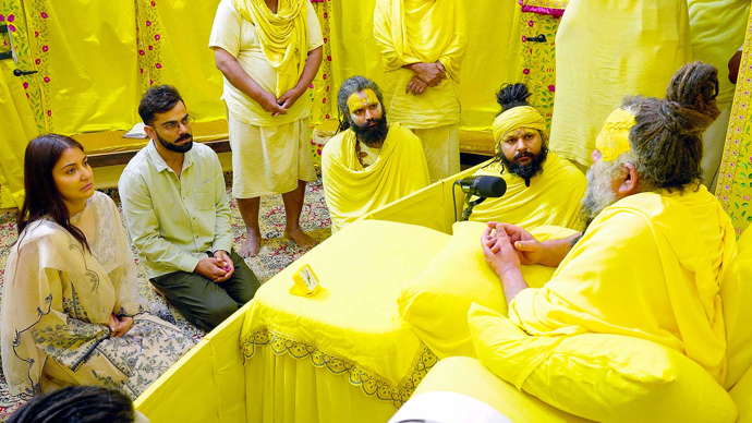 “Baseless, factually incorrect”: Team Virat Kohli rejects allegation of being paid Rs 5 crore for Ashram visit
